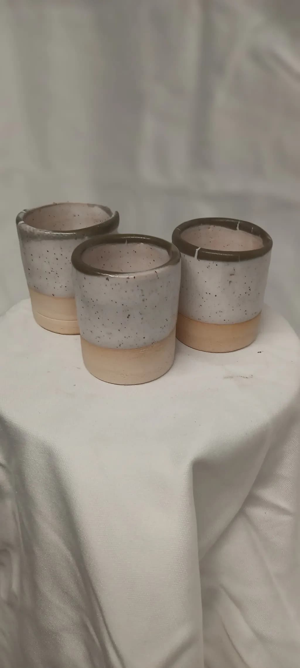 Ceramic Candle Trio