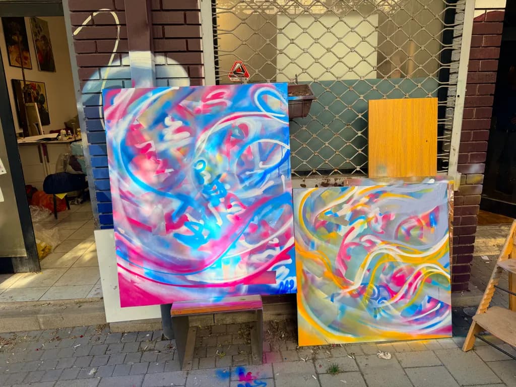 Colorful Street Canvas