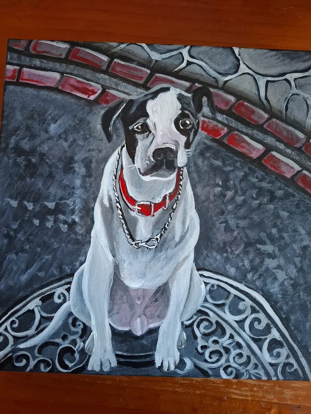 Dog on Mat