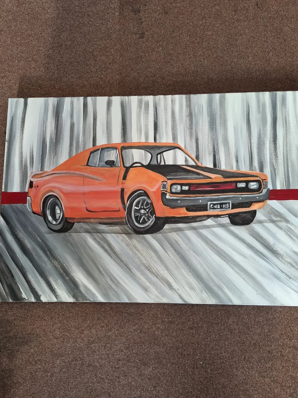 Classic Orange Car