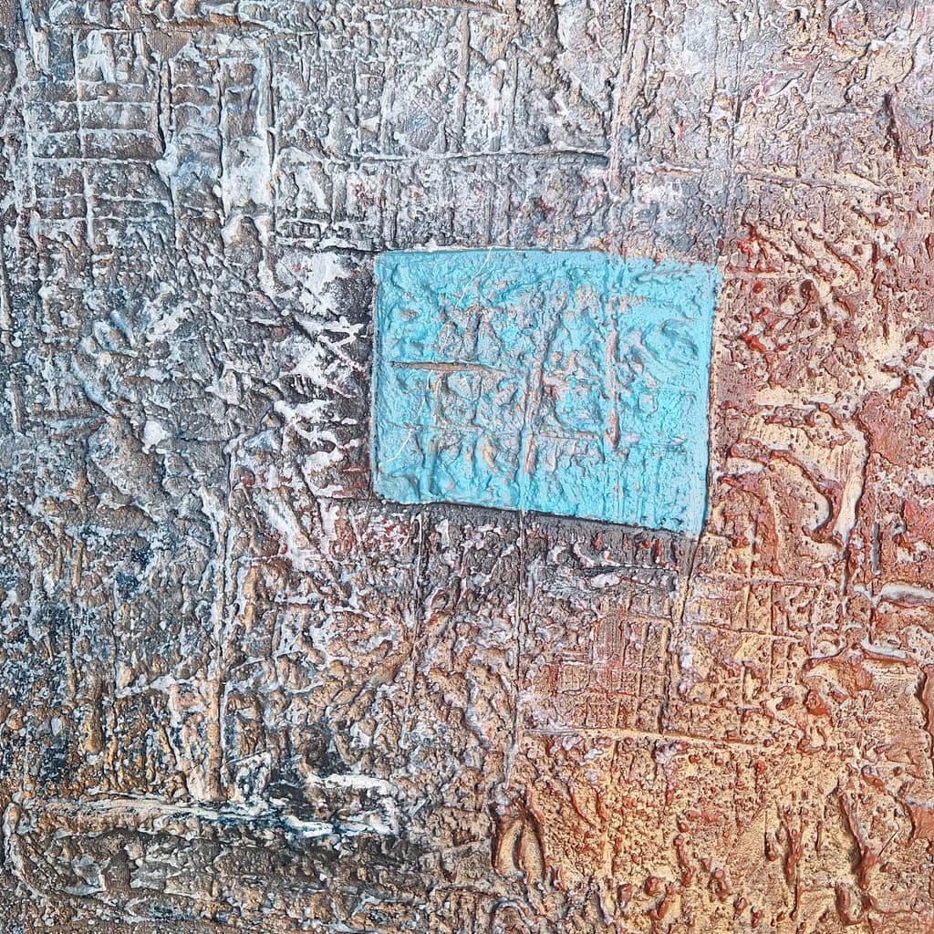 Textured Blue Square