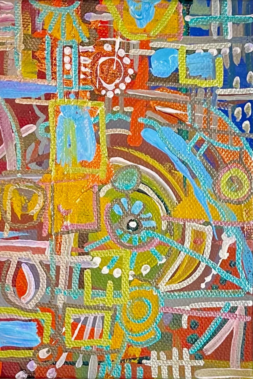 Abstract Mechanical Mosaic