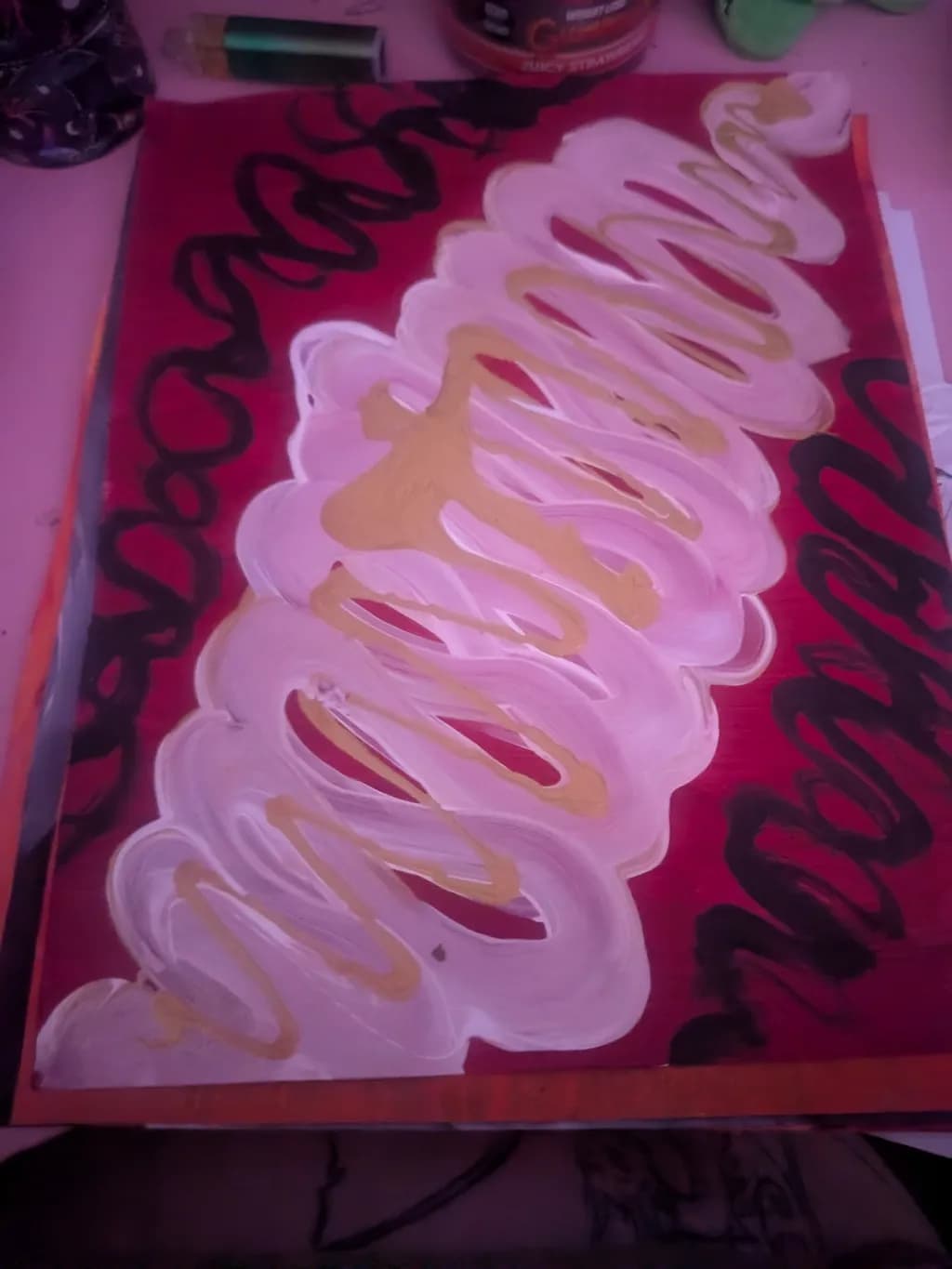 Abstract Swirl Canvas