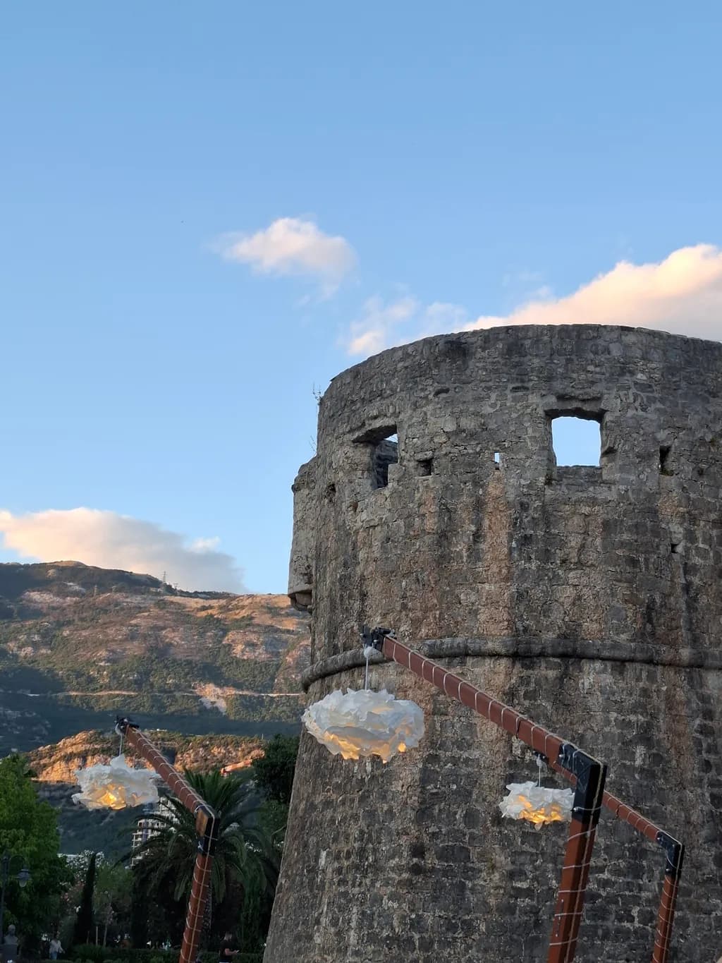 Stone Tower at Dusk