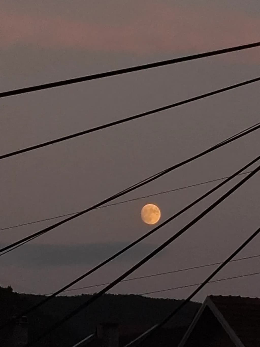 Moon Over Wires