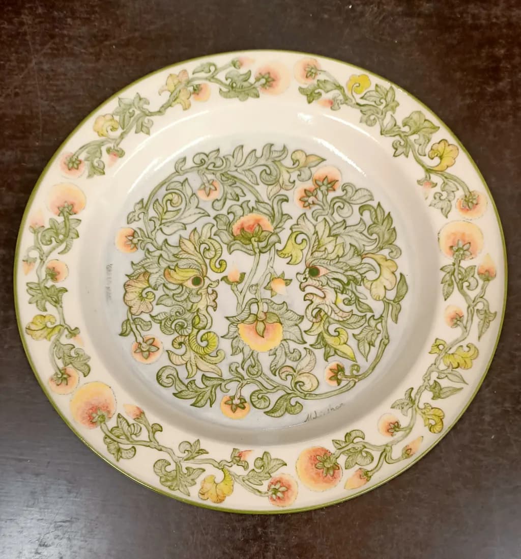 Floral Vine Plate