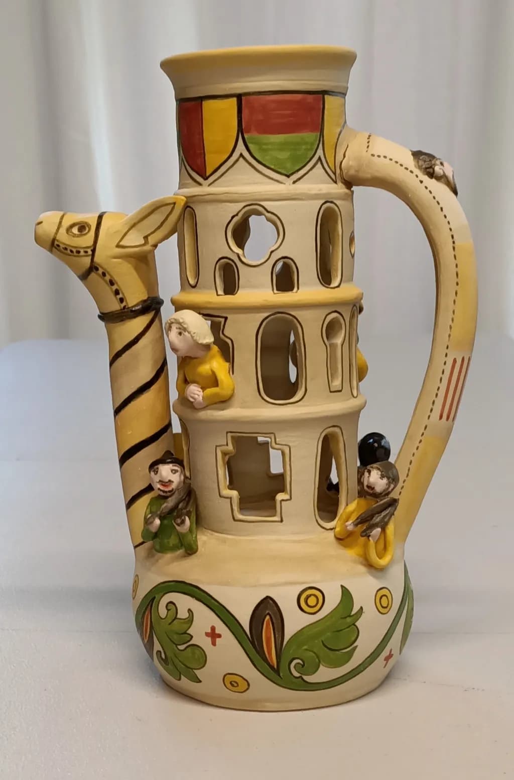 Tower Mug with Figures