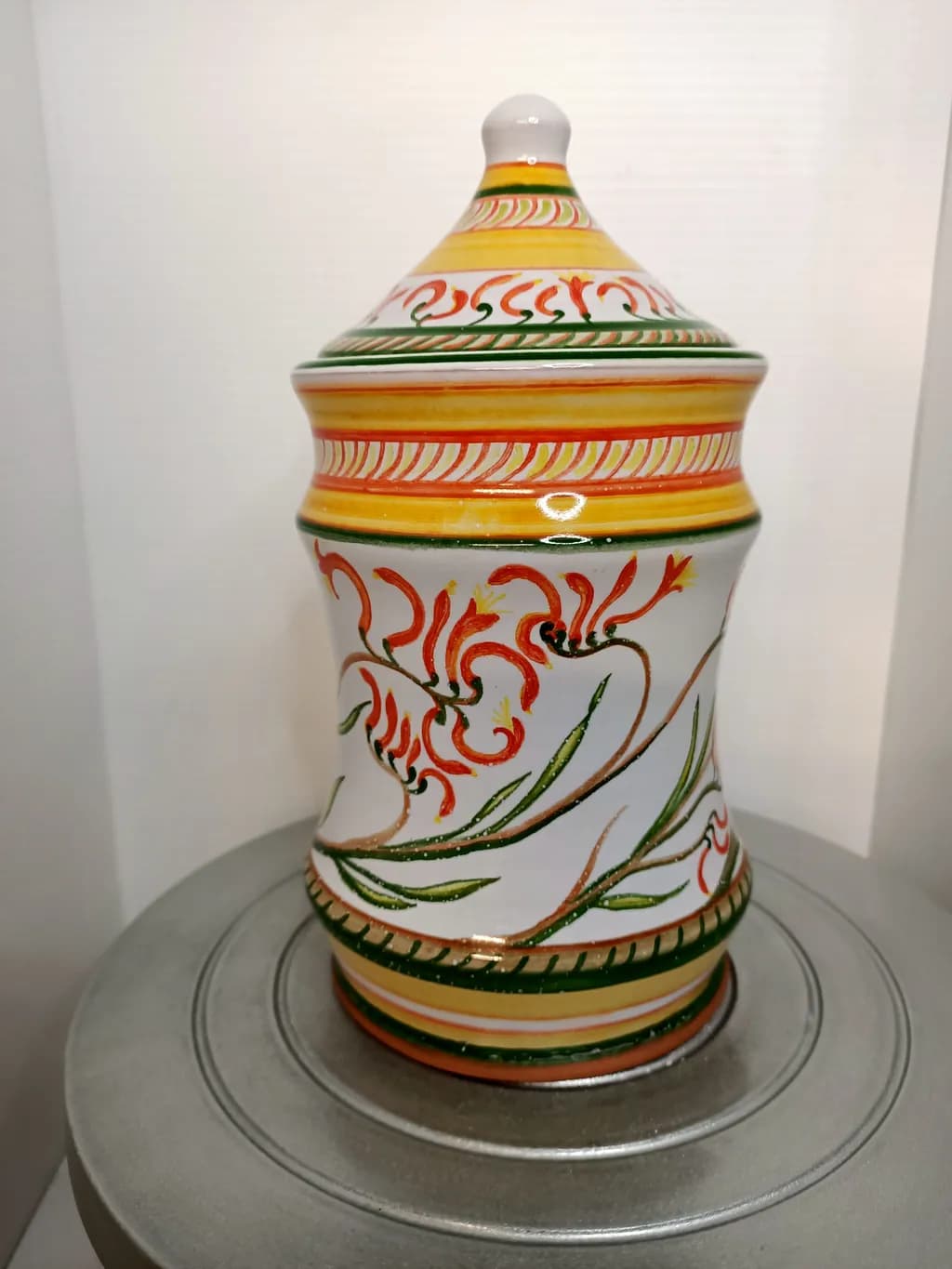 Floral Ceramic Jar