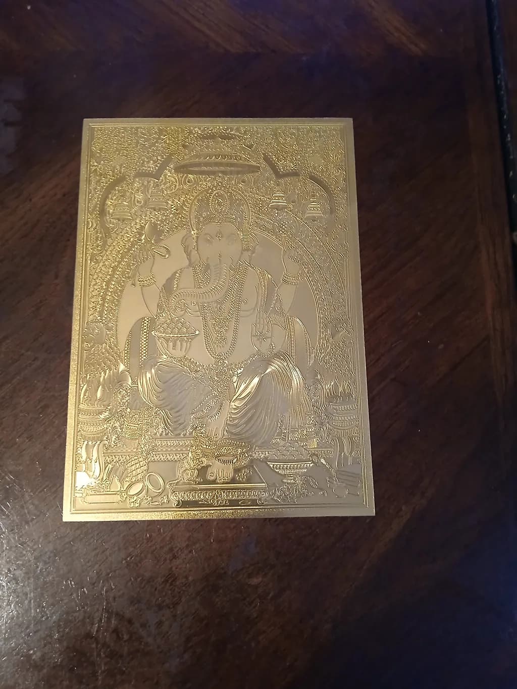 Golden Ganesha Panel