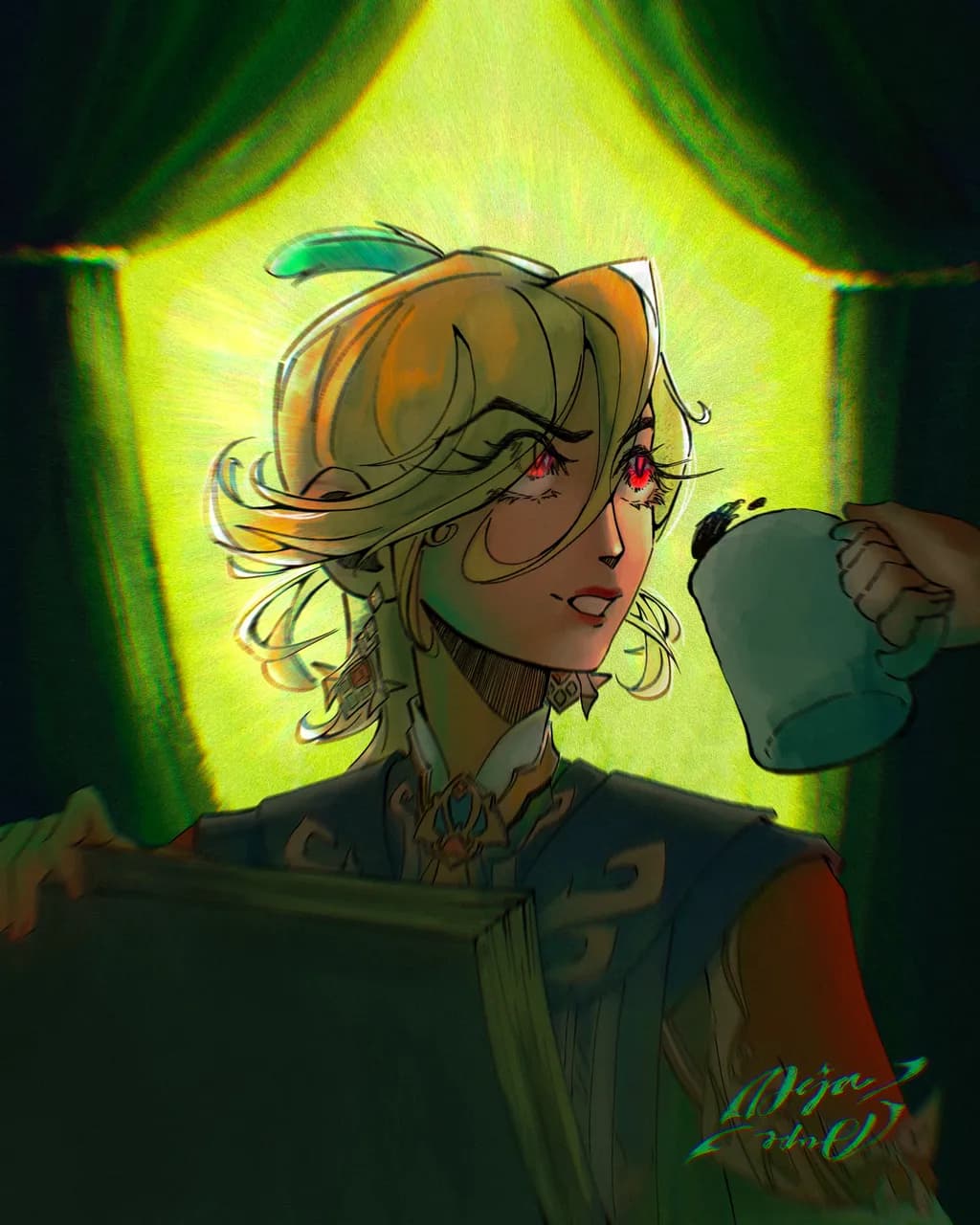 Portrait with Teapot
