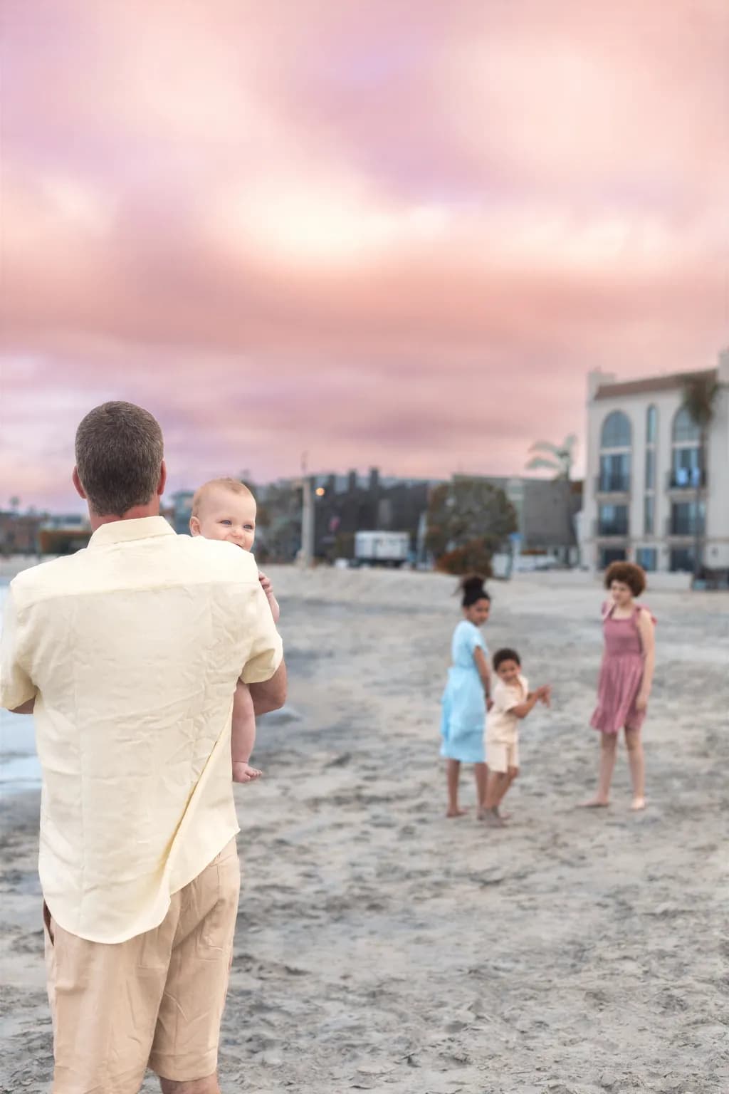 Beach Family Moment