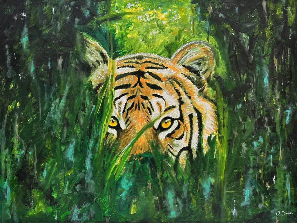Tiger in the Jungle