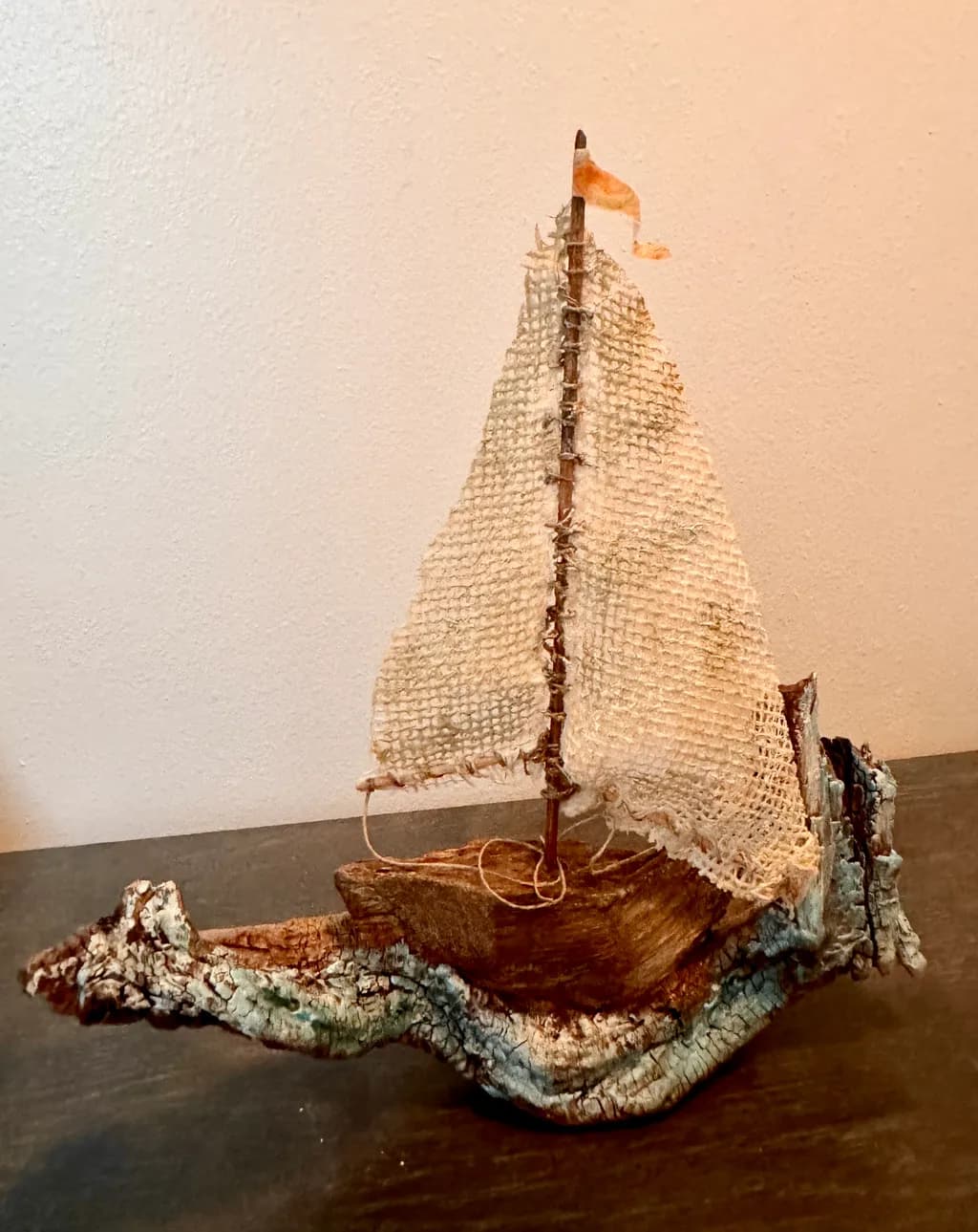Driftwood Sailboat