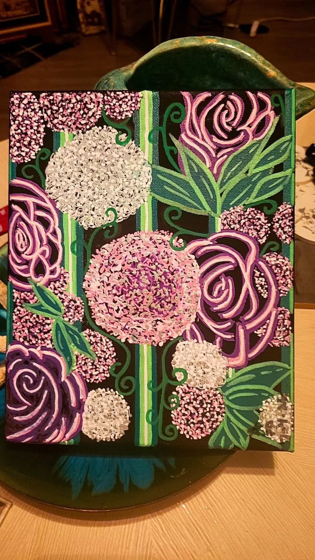 Floral Pattern Canvas