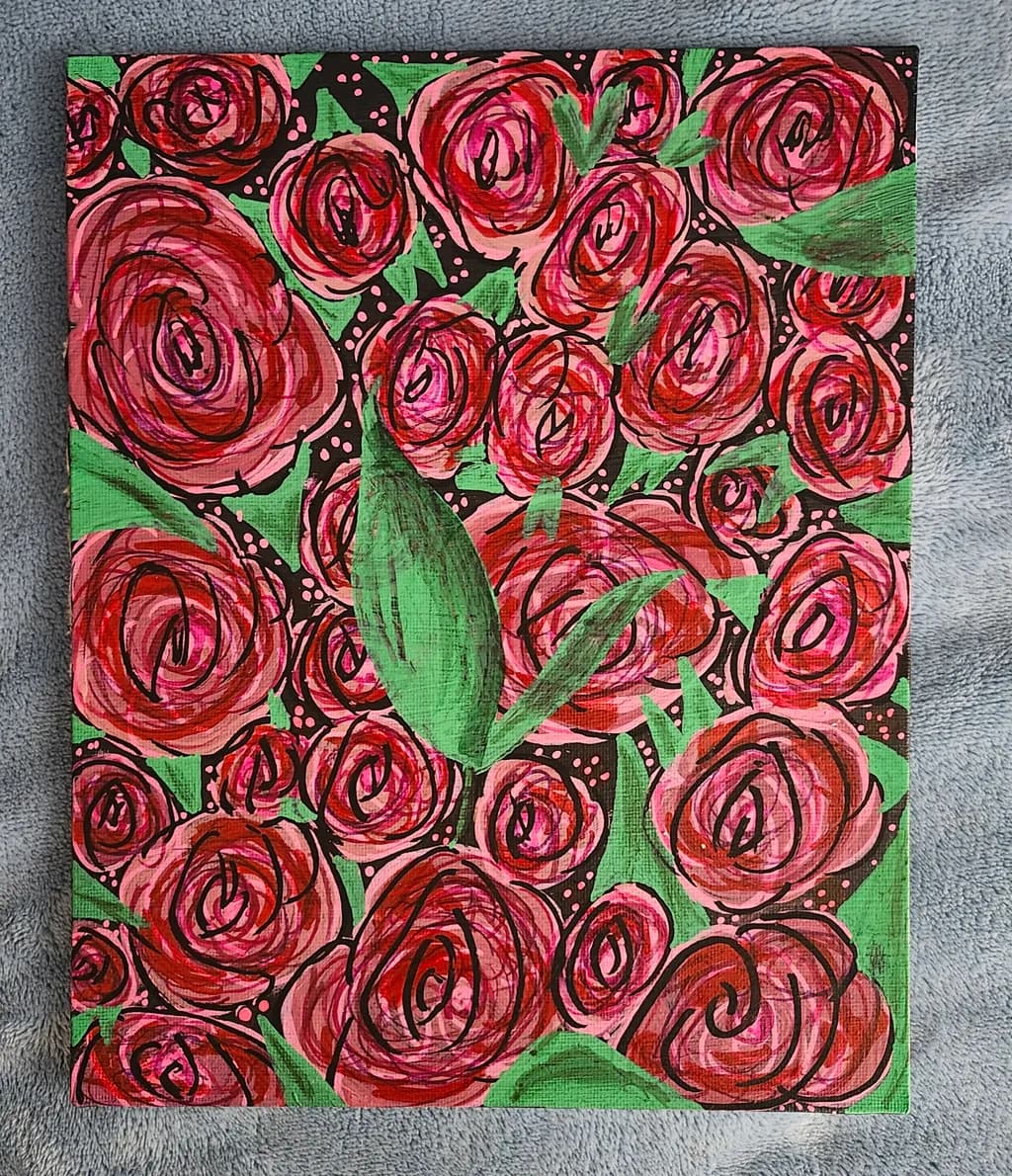 Abstract Floral Burst