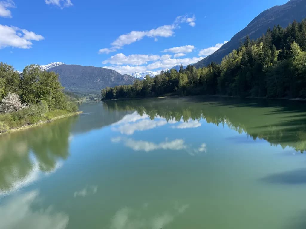 Mountain River Reflection