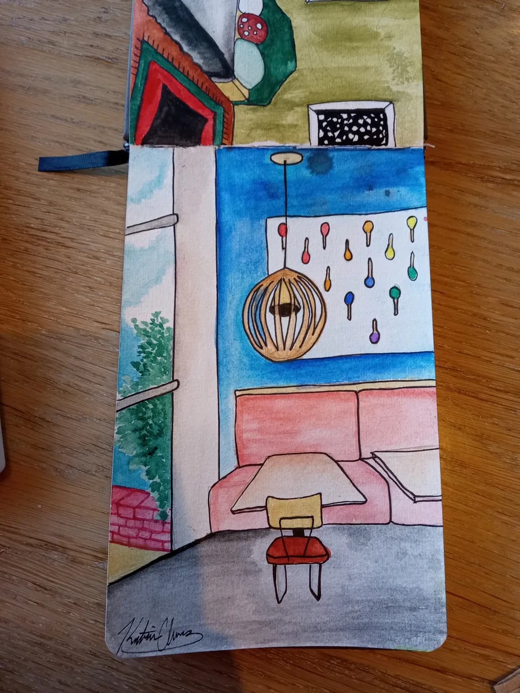 Colorful Interior Scene