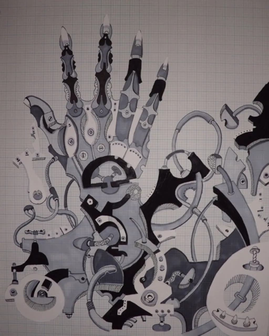 Mechanical Hand Assembly