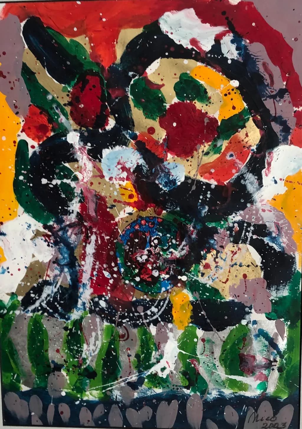Abstract Flower Burst