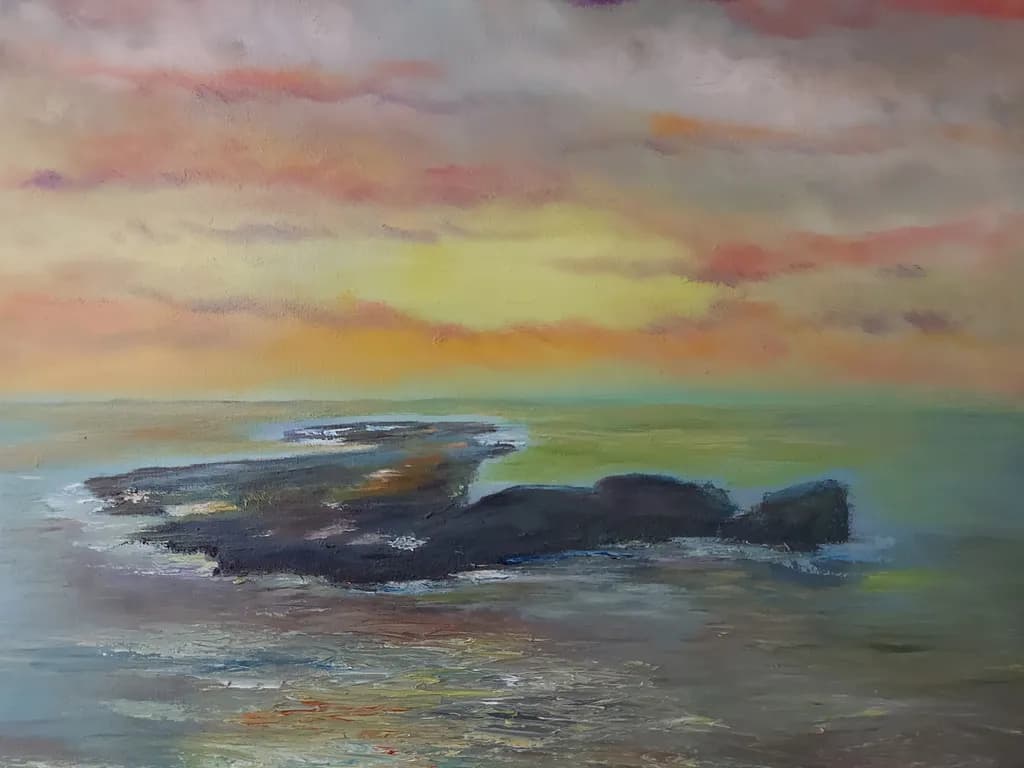 Seascape at Sunset