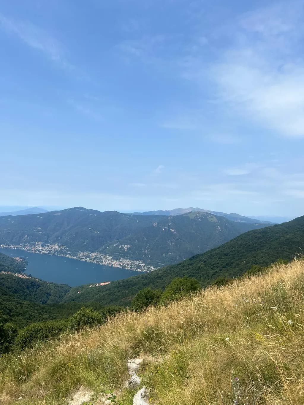 Mountain View Over Lake