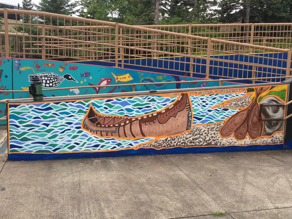 Canoe by the Riverbank