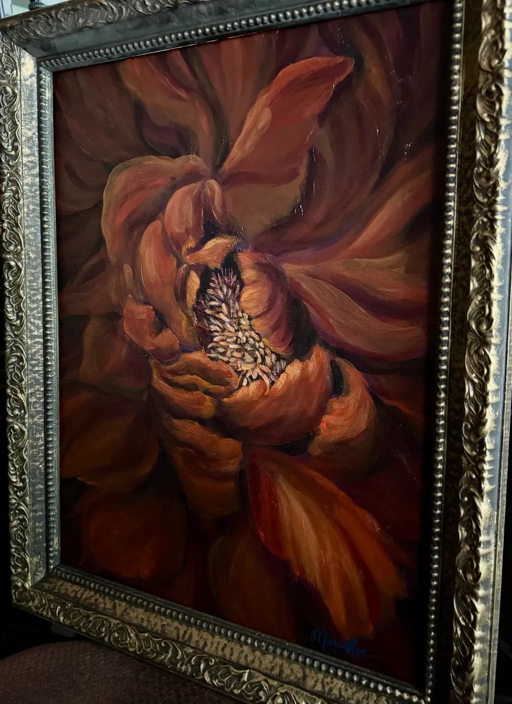 Burnt Amber Bloom