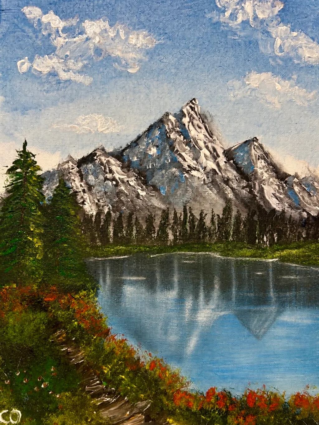 Mountain Lake Reflection
