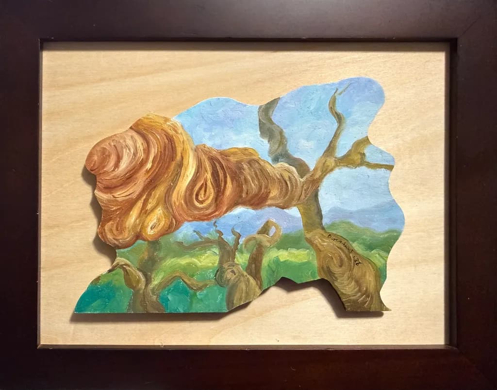 Twisted Tree Canvas