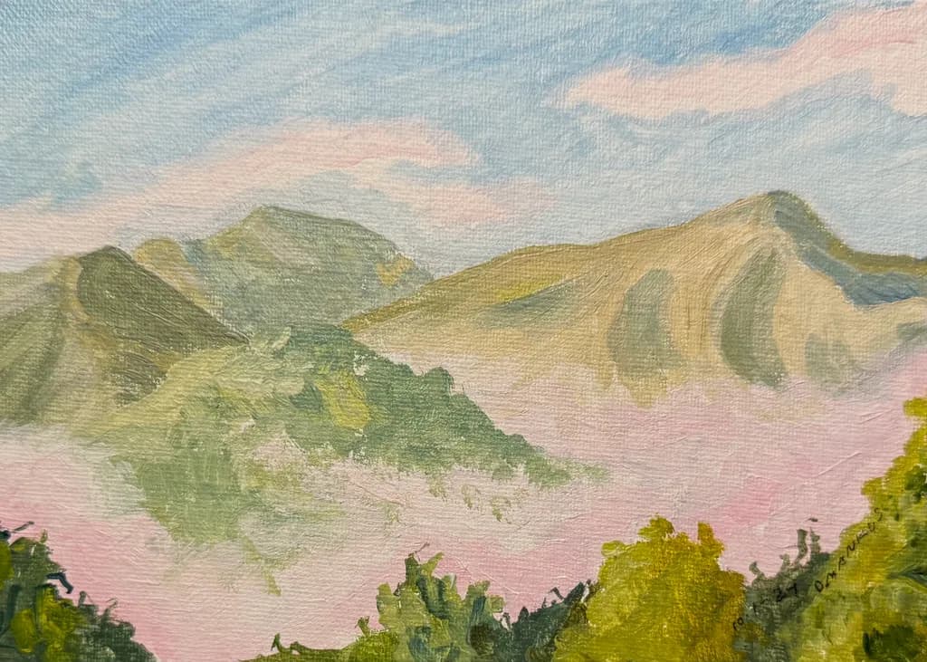 Misty Mountain View