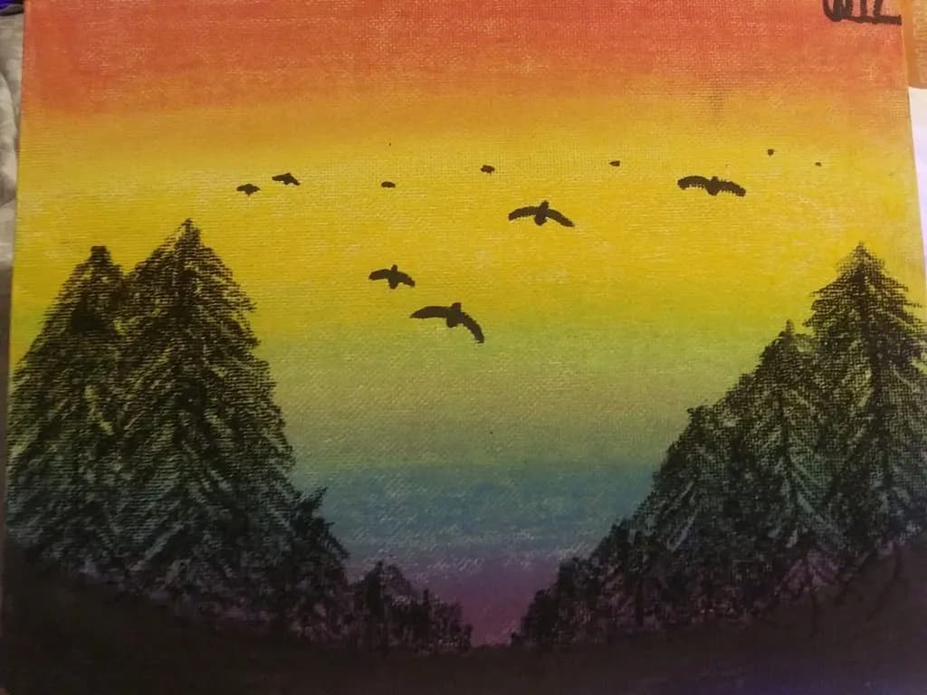 Forest Birds Flight