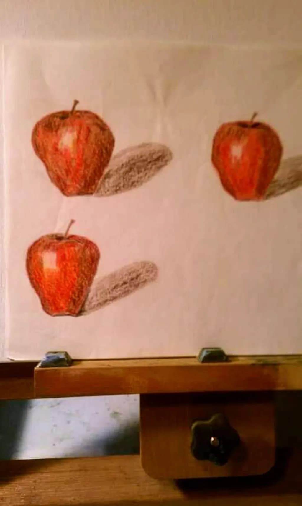 Three Red Apples