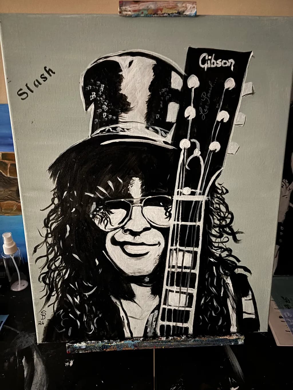 Slash Guns N Roses Portrait