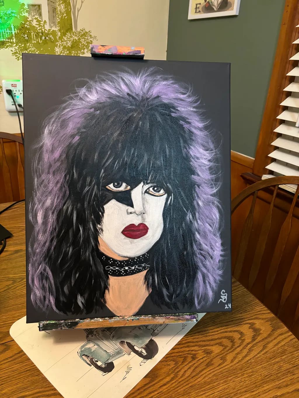 KISS Paul Stanley Portrait