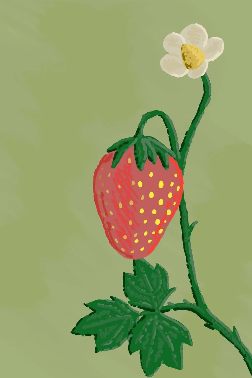 Strawberry and Blossom