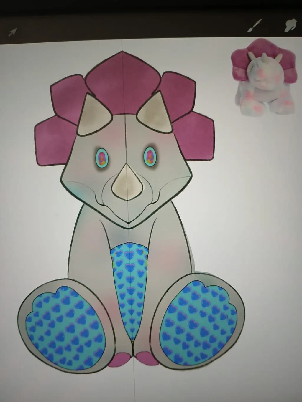 Polka-Dot Triceratops
