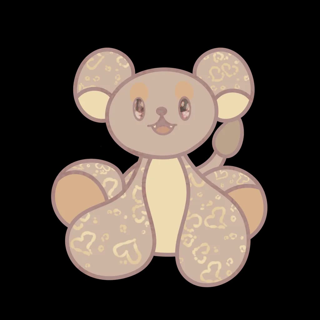 Patterned Koala Plush