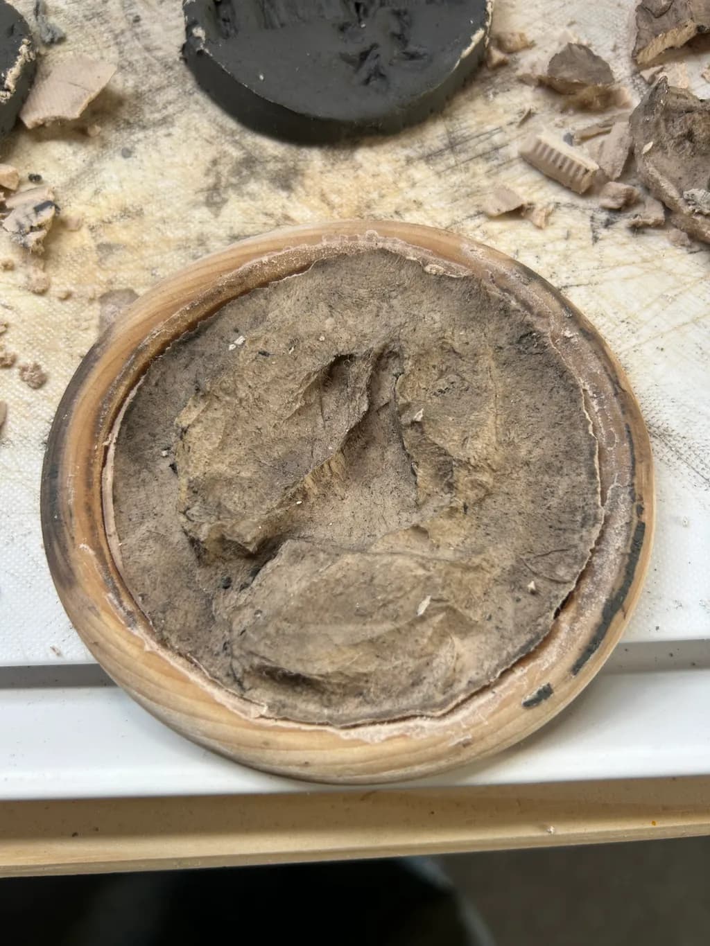 Wooden Mold Imprint