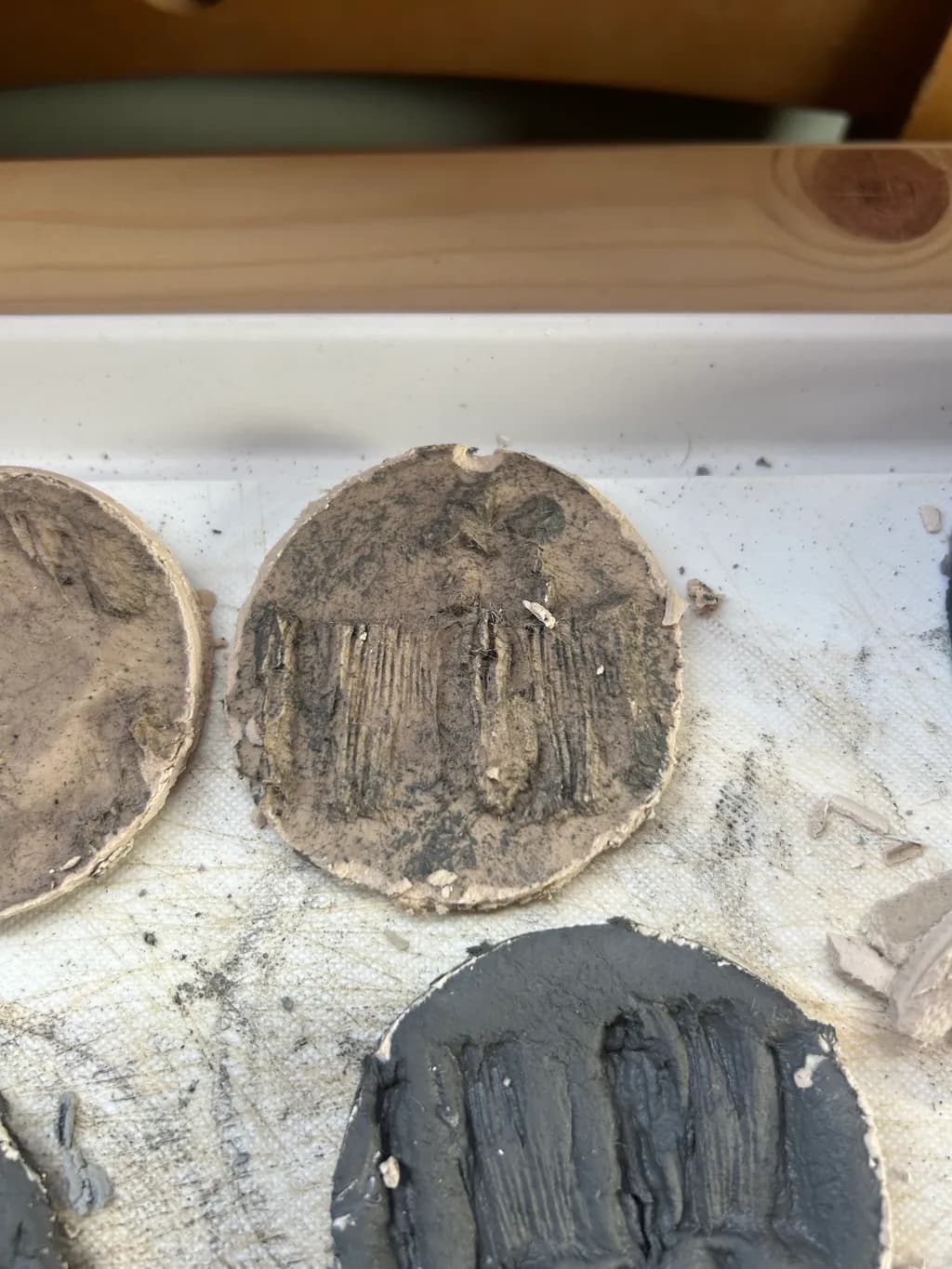 Weathered Clay Medallion