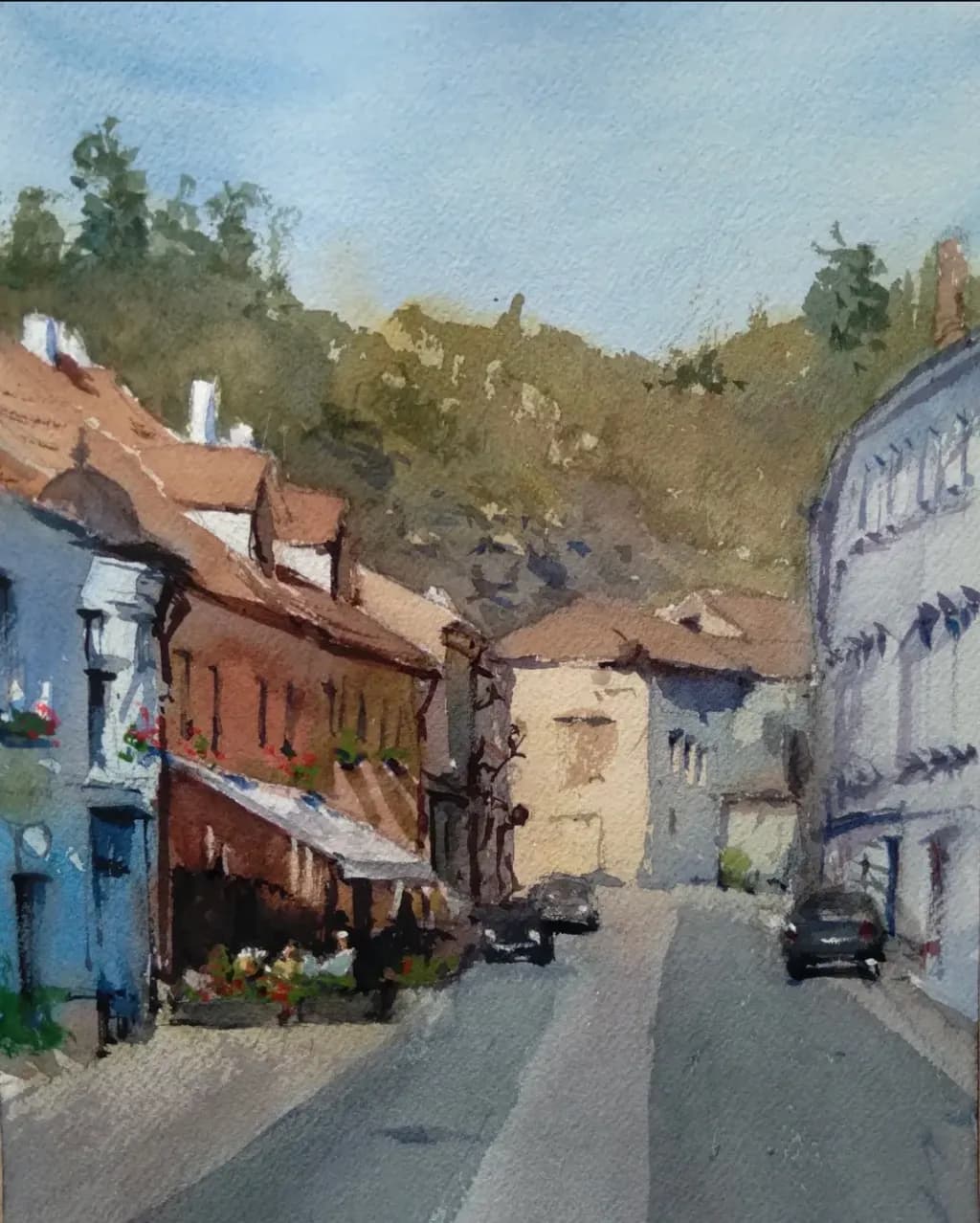 Village Street Scene
