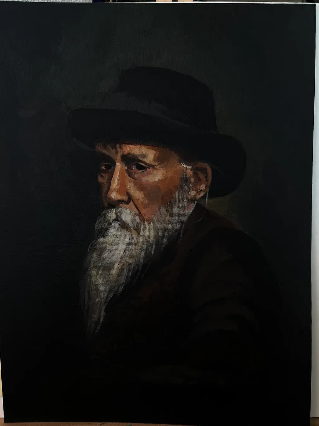 Bearded Man With Hat
