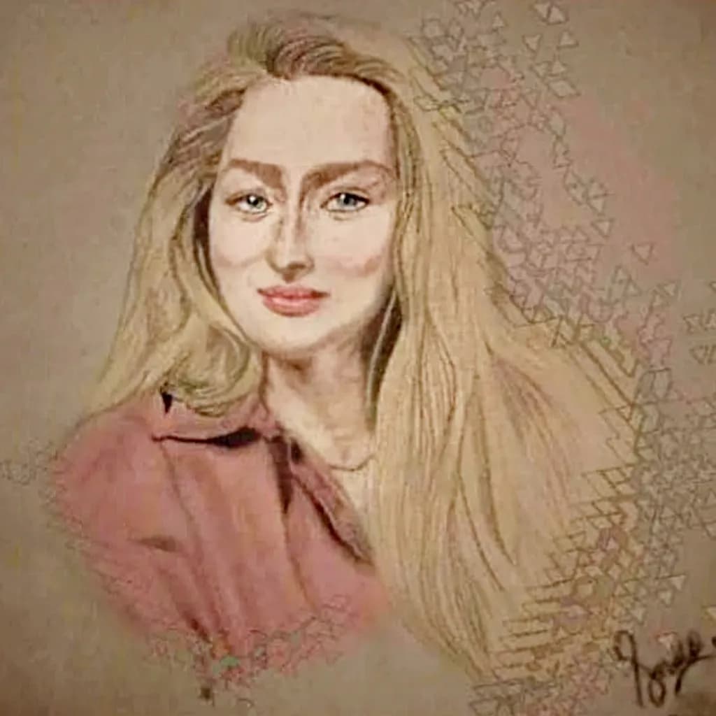 Portrait in Soft Lines