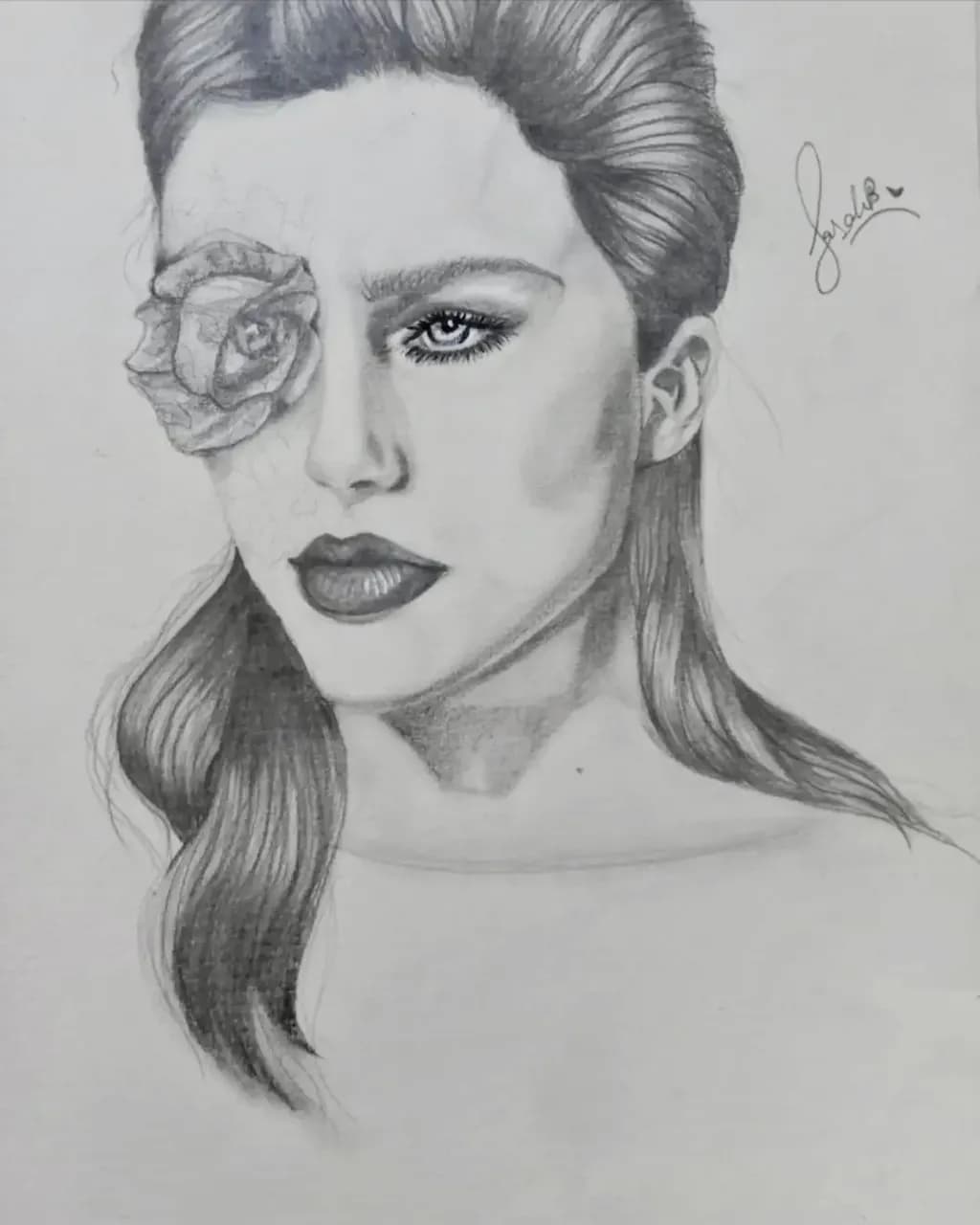 Rose Covered Portrait