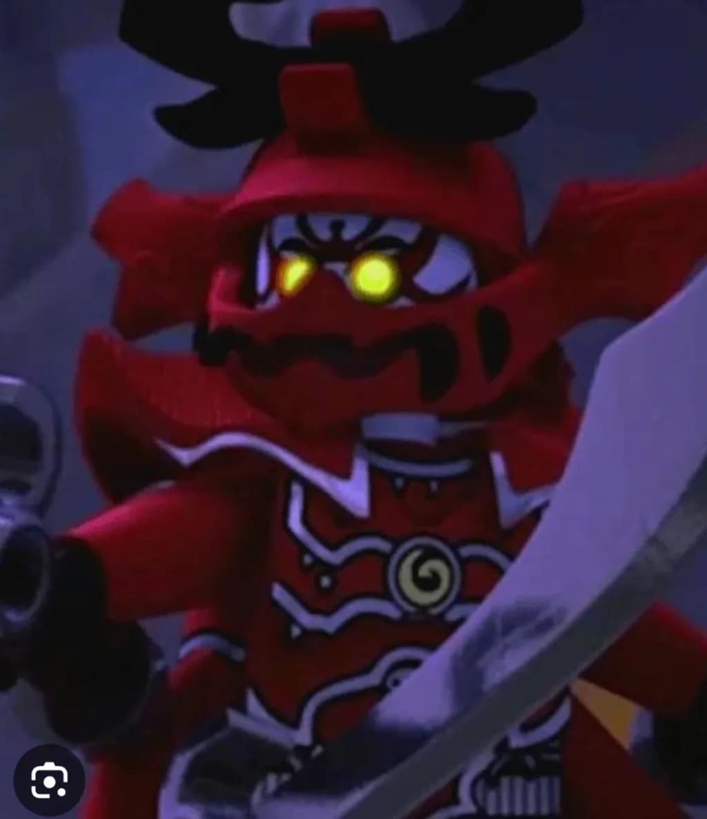 Red Samurai Warrior