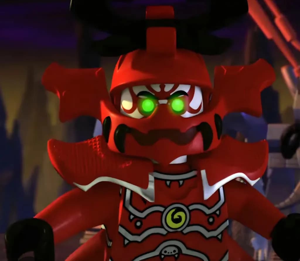 Red Samurai Warrior