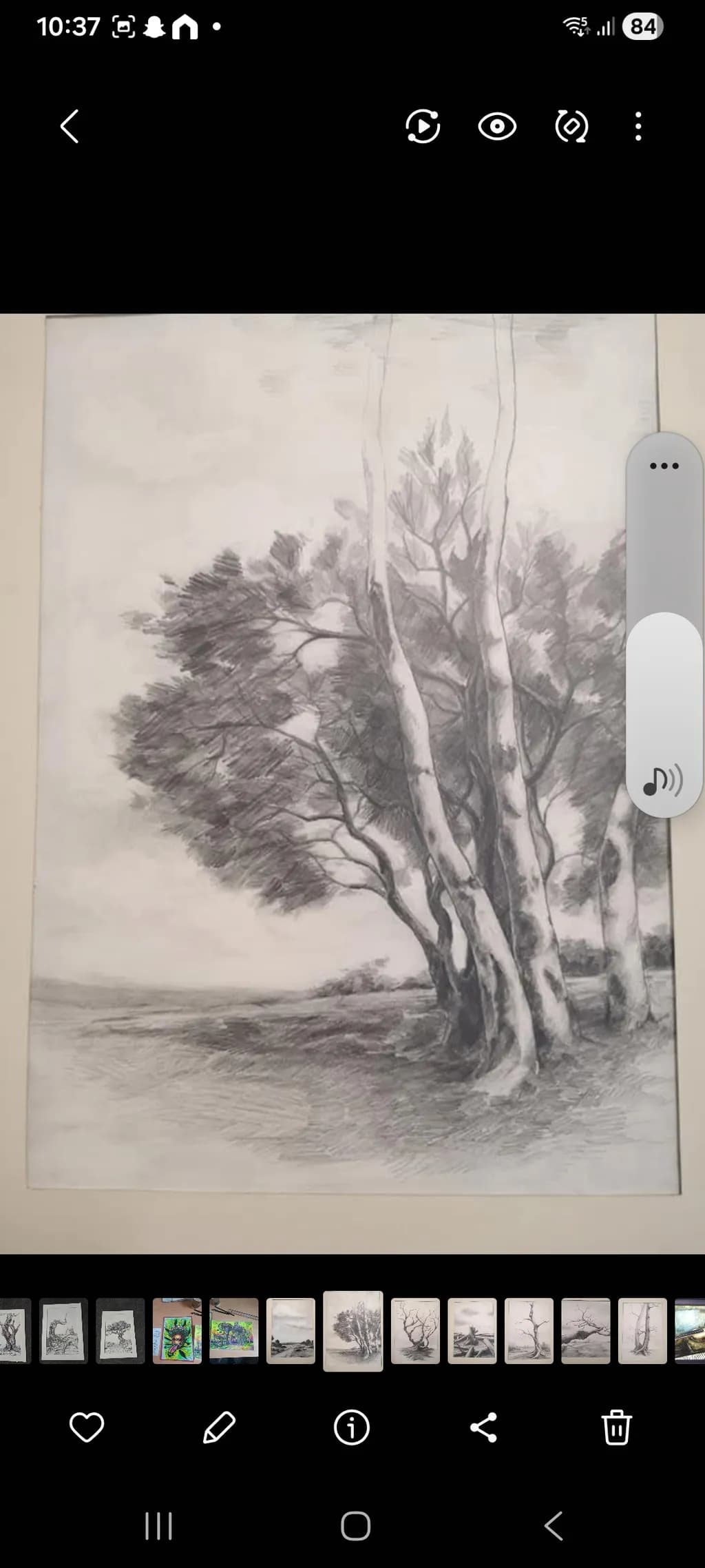 Pencil Trees Landscape