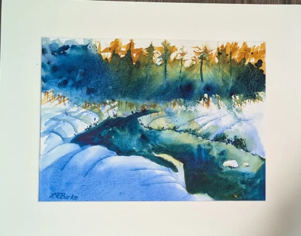 Winter Forest Stream