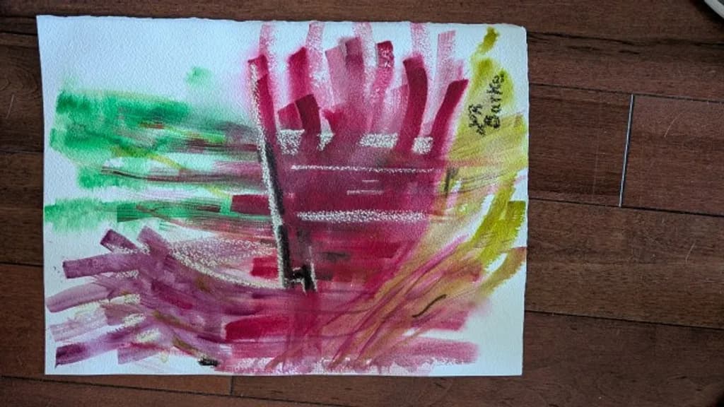 Abstract Brush Strokes