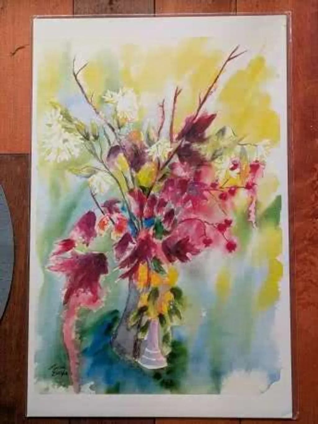 Floral Vase Composition