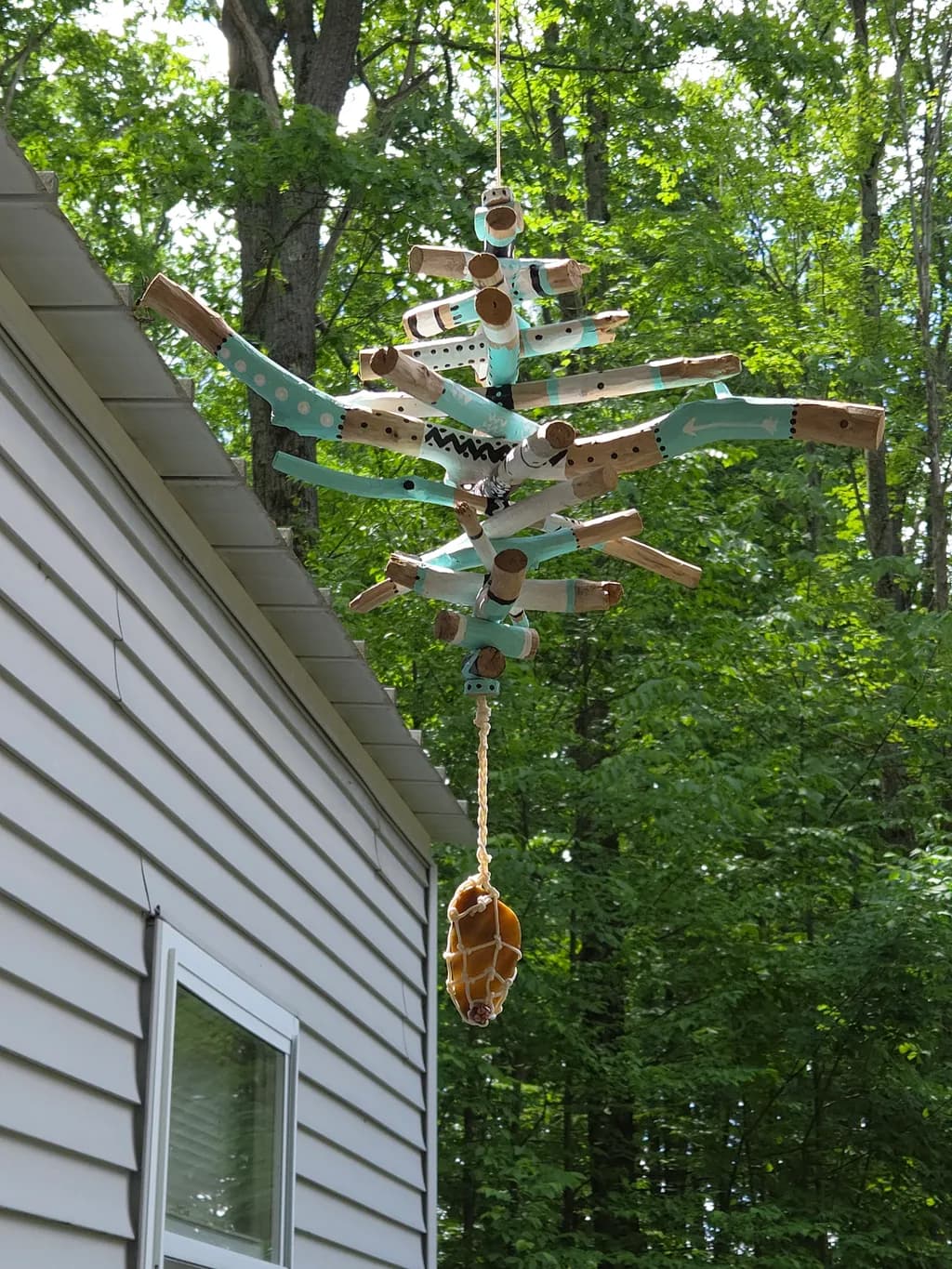Hanging Driftwood Sculpture